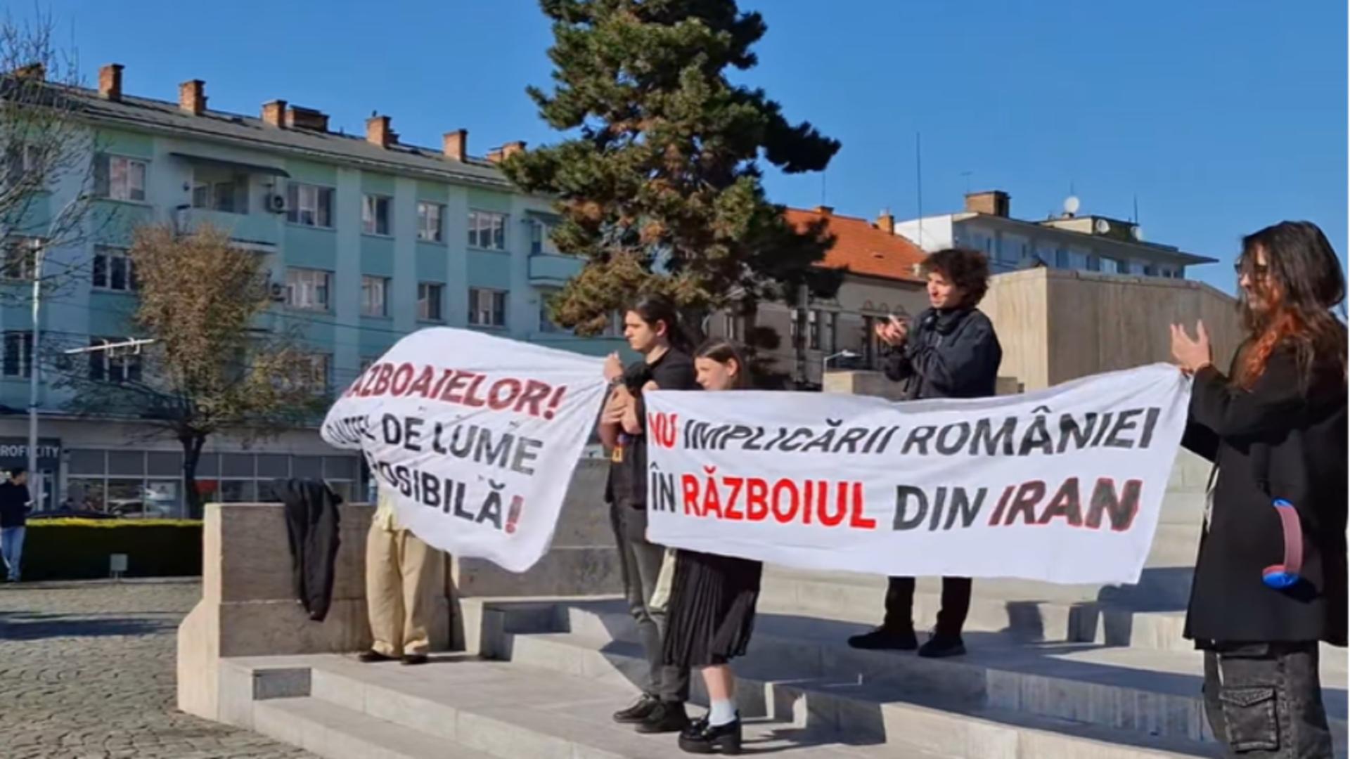 Protest în Cluj-Napoca.