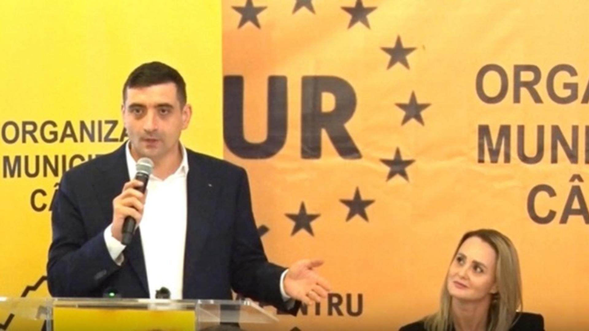 George Simion/ Captură foto