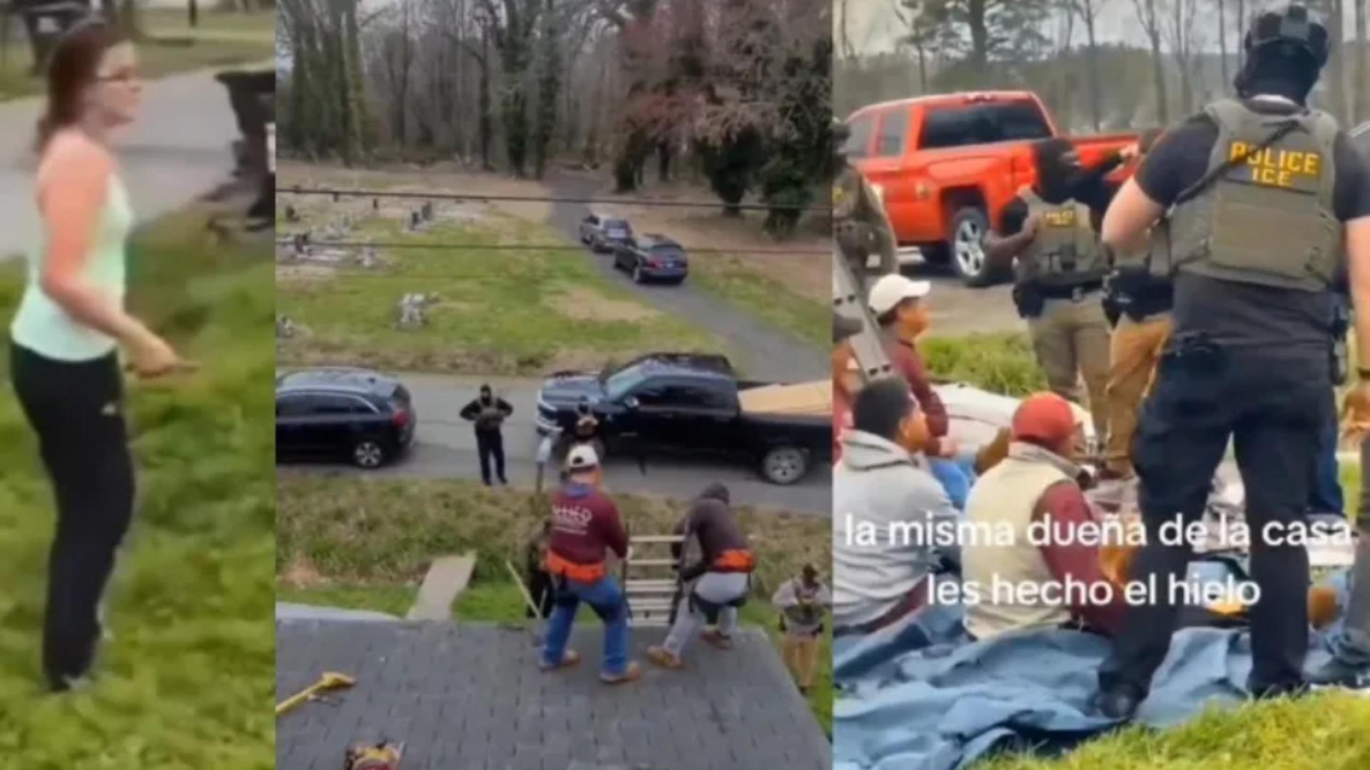 O femeie a chemat temuta agenție ICE să îi ia pe migranții care îi reparau acoperișul