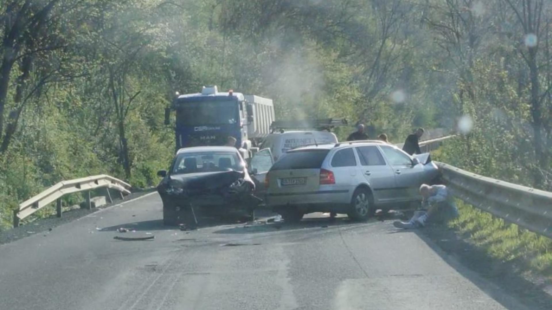 Accident Arad - Sursa foto: Glsa.ro.