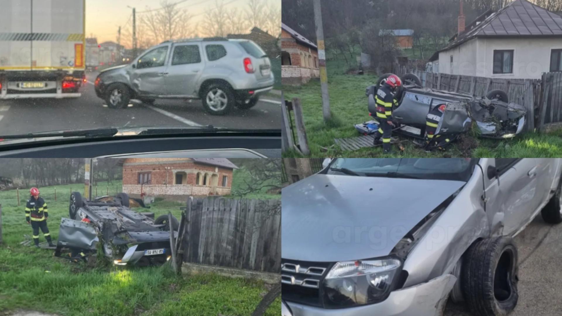 Accident grav în județul Argeș. FOTO: argespress