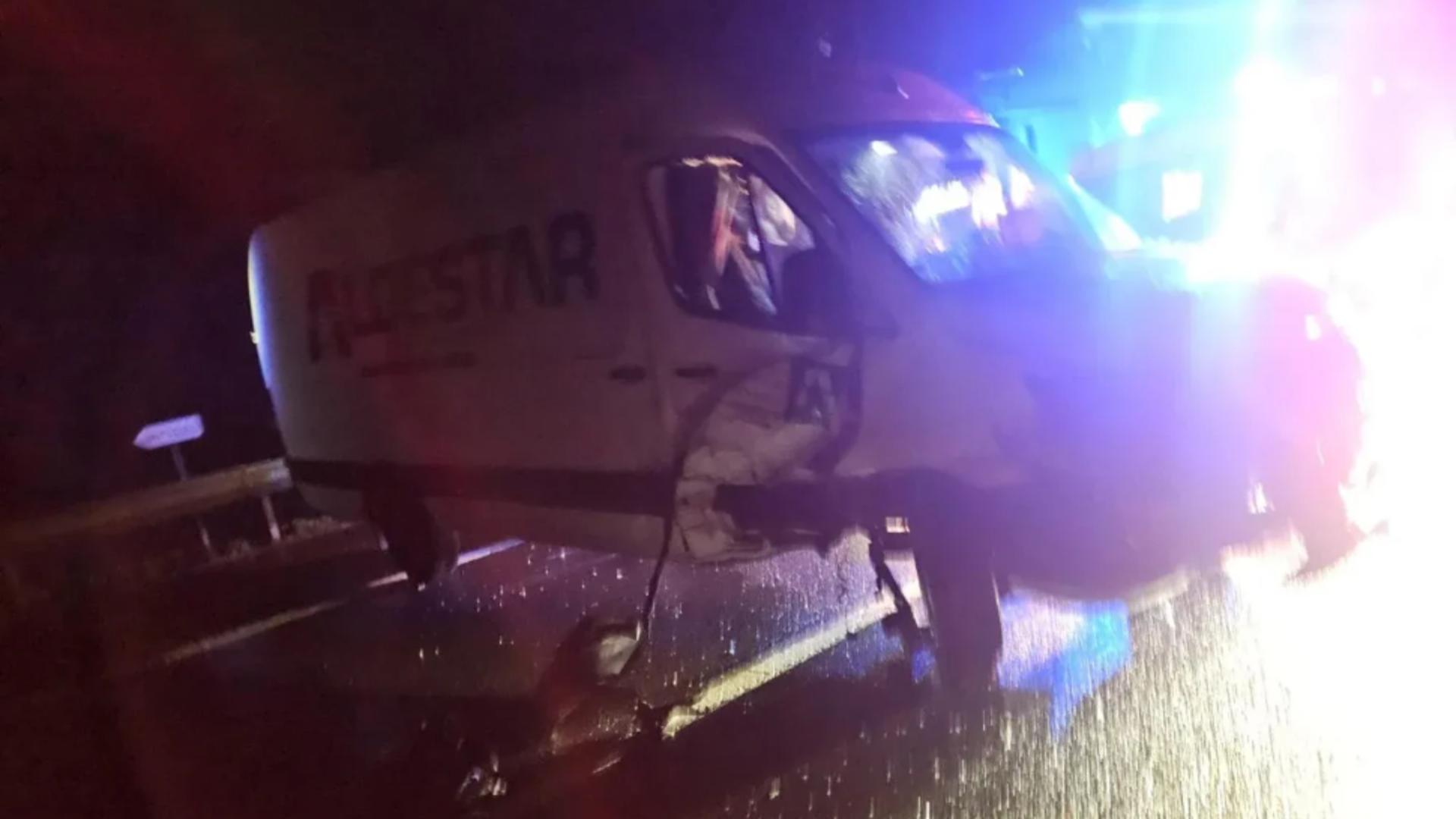 Accident A1/ Foto: criticarad.ro