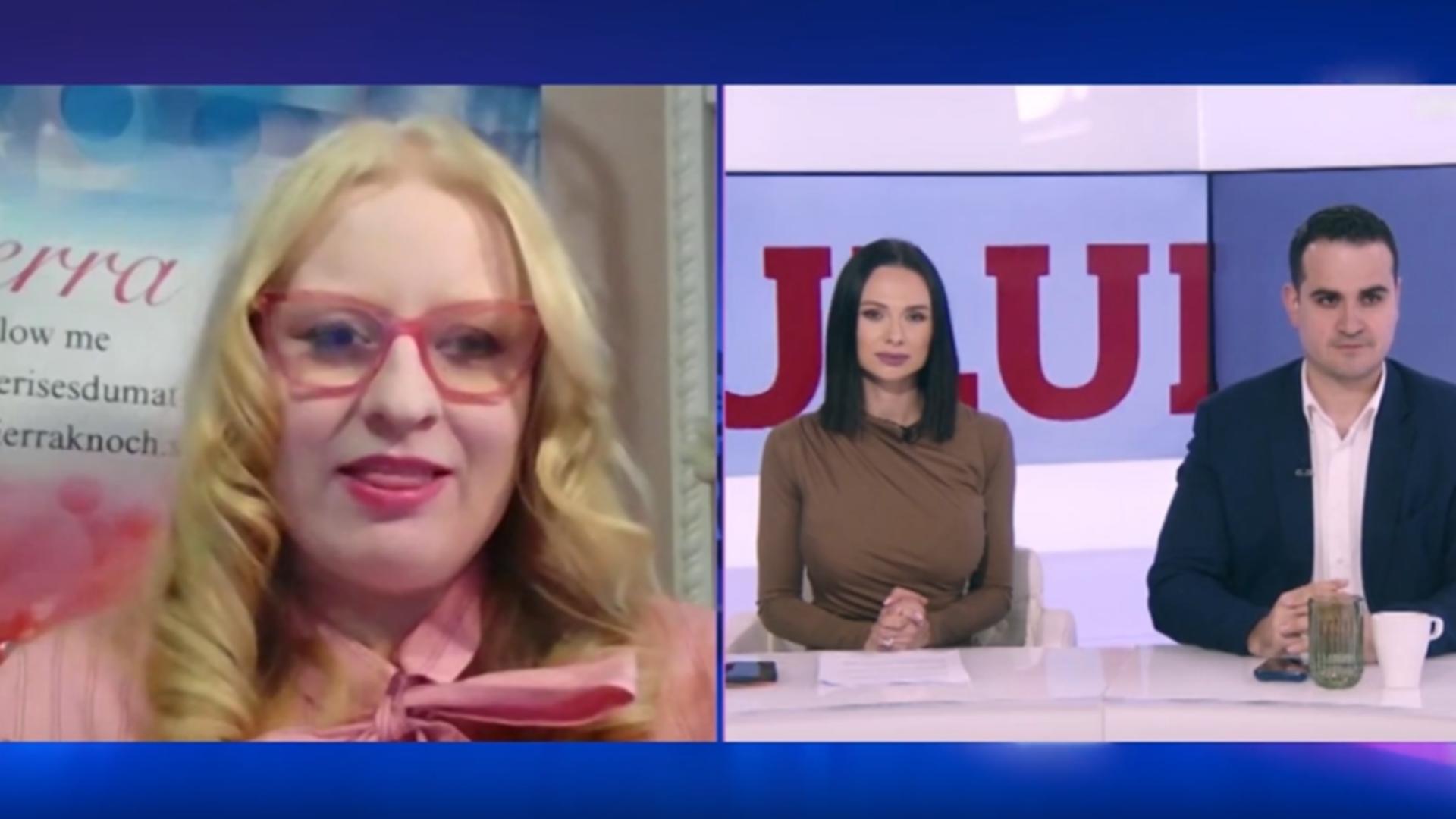 Ana Maria Păcuraru și Sierra Clair. FOTO: Captură Realitatea PLUS