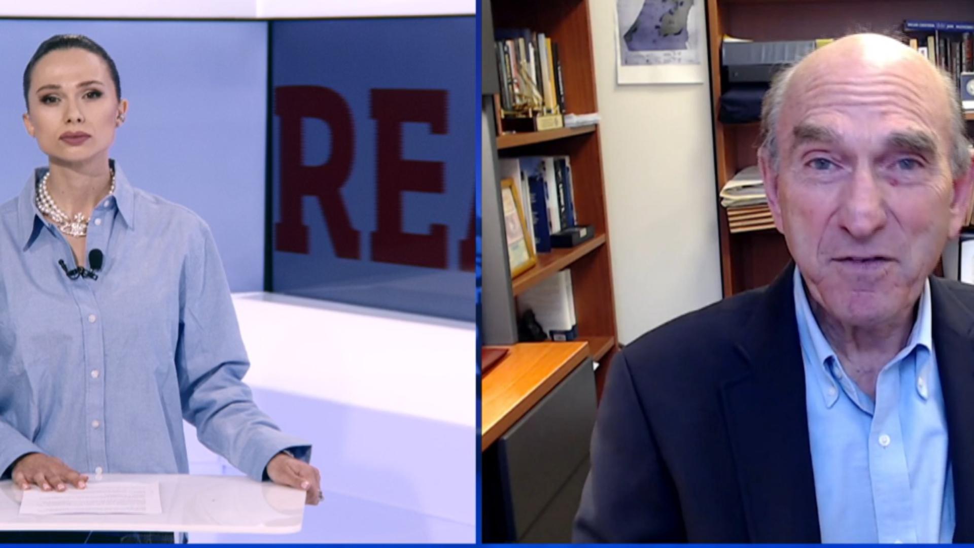 Ana Maria Păcuraru, interviu de excepție cu Eliott Abrams. Foto/Realitatea