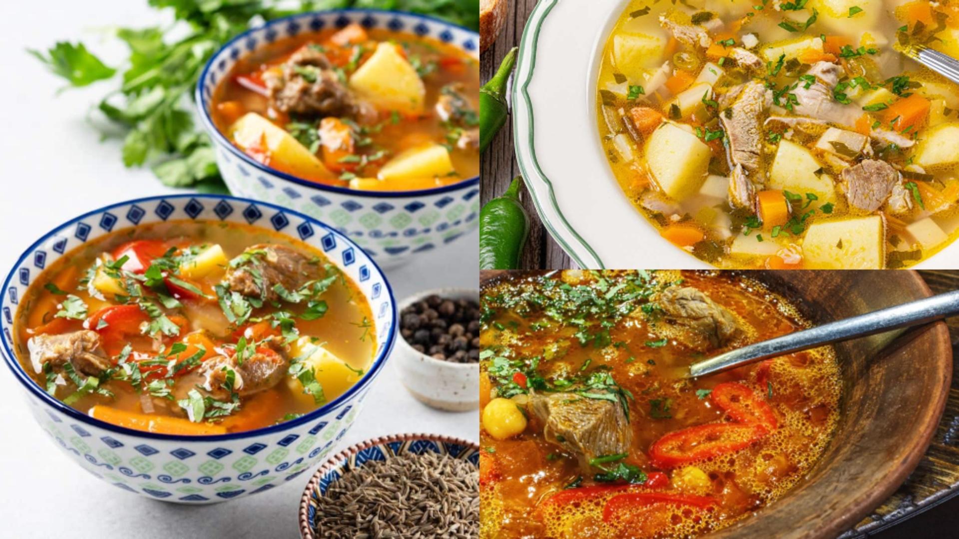  Borș de miel cu leuștean