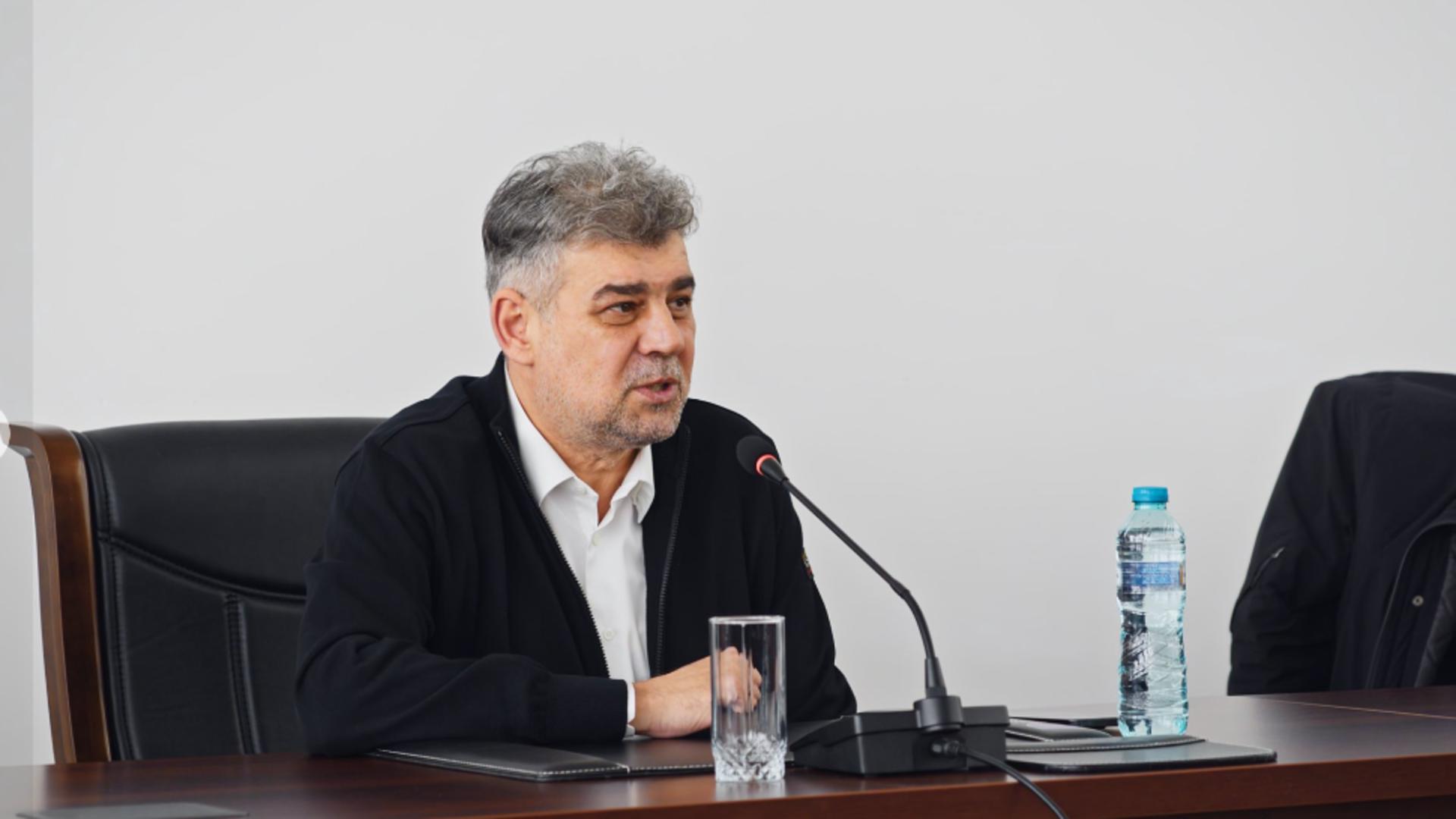 Marcel Ciolacu / Foto Facebook