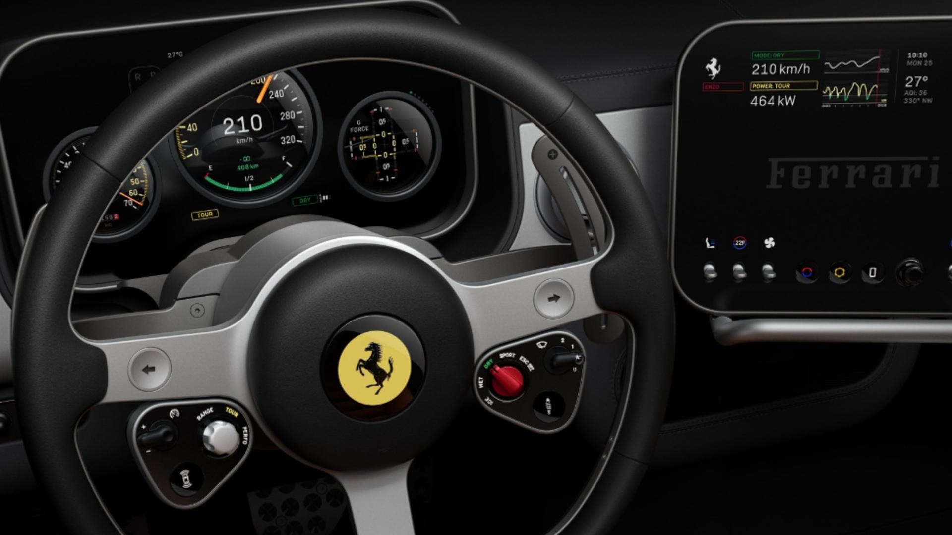  Ferrari a anunțat prețul pentru Luce, primul său model 100% electric. Foto/Ferrari.com