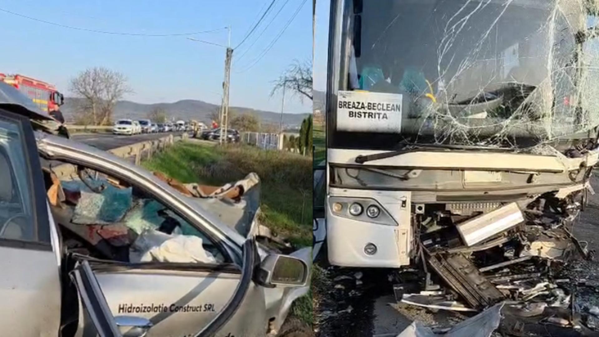 Accident Bistrița-Năsăud/ Foto: bistriteanul.ro