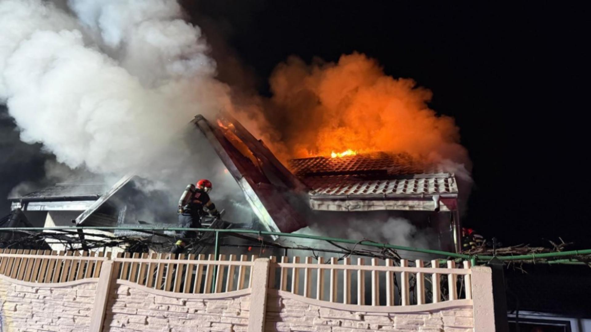 Incendiu Bacău. Sursa foto: Ziaruldebacau.ro.