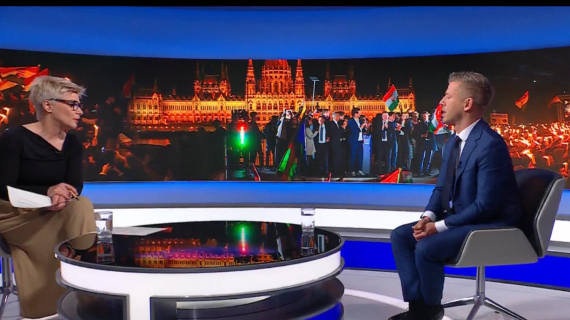 Magyar la televiziunea publică M1