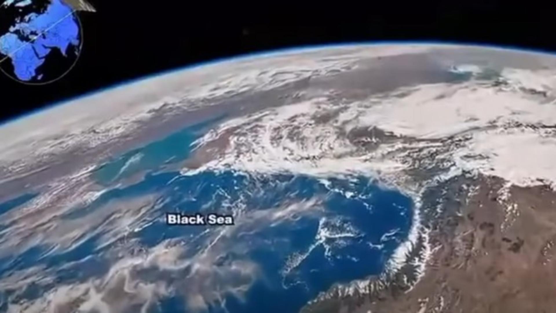 Marea Neagră văzută de deasupra Turciei
