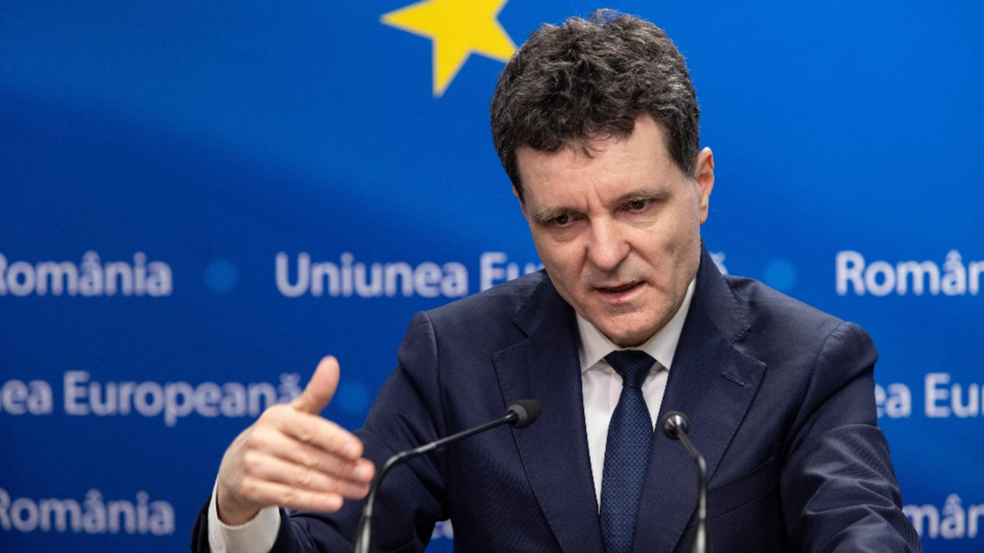 Președintele României Nicușor Dan.