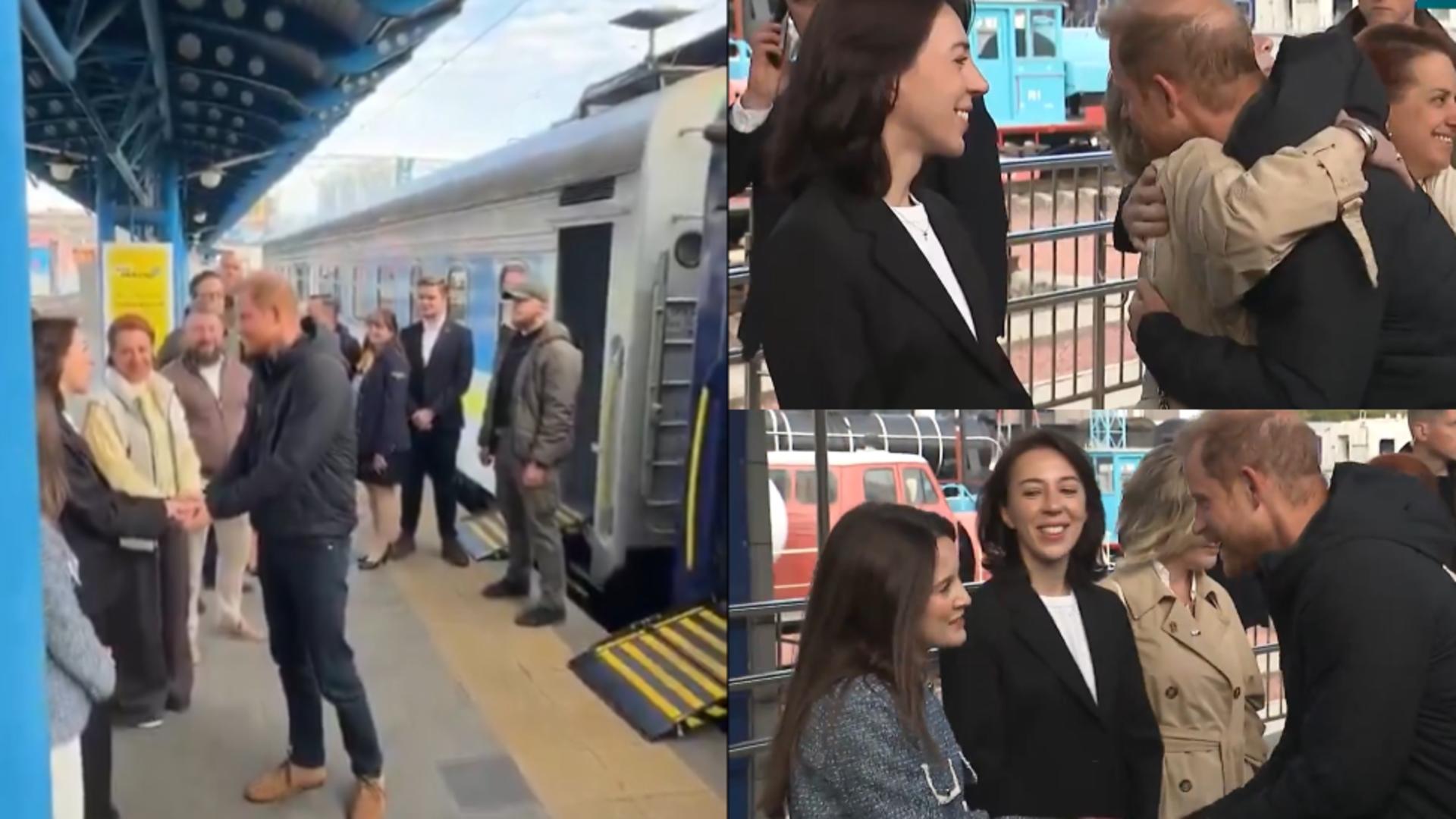 Prinţul Harry, vizită surpriză de două zile în Ucraina. FOTO: X