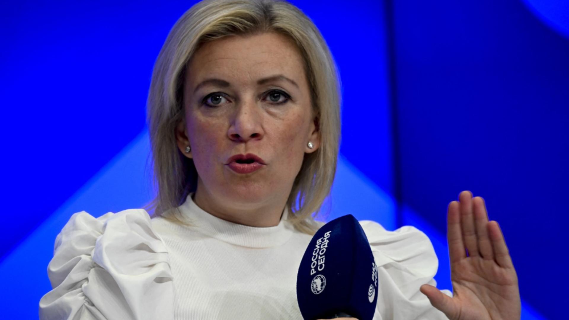 Maria Zaharova. Foto: Profimedia