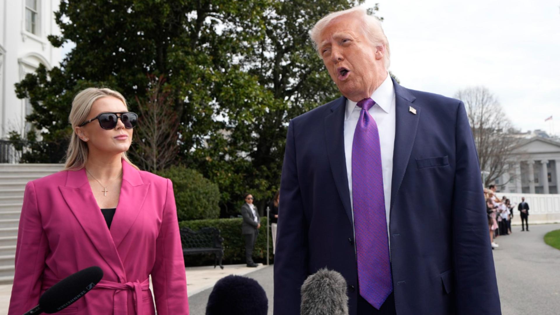 Donald Trump și Karoline Leavitt (Profimedia)