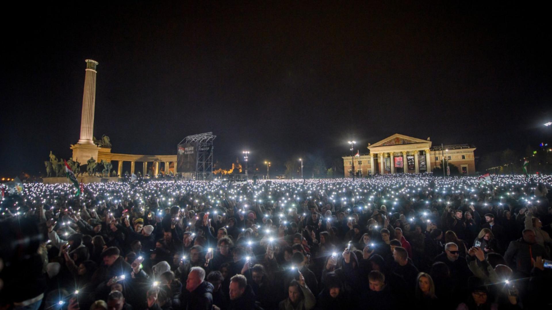 Concert anti-Orban la Budapesta (Profimedia)