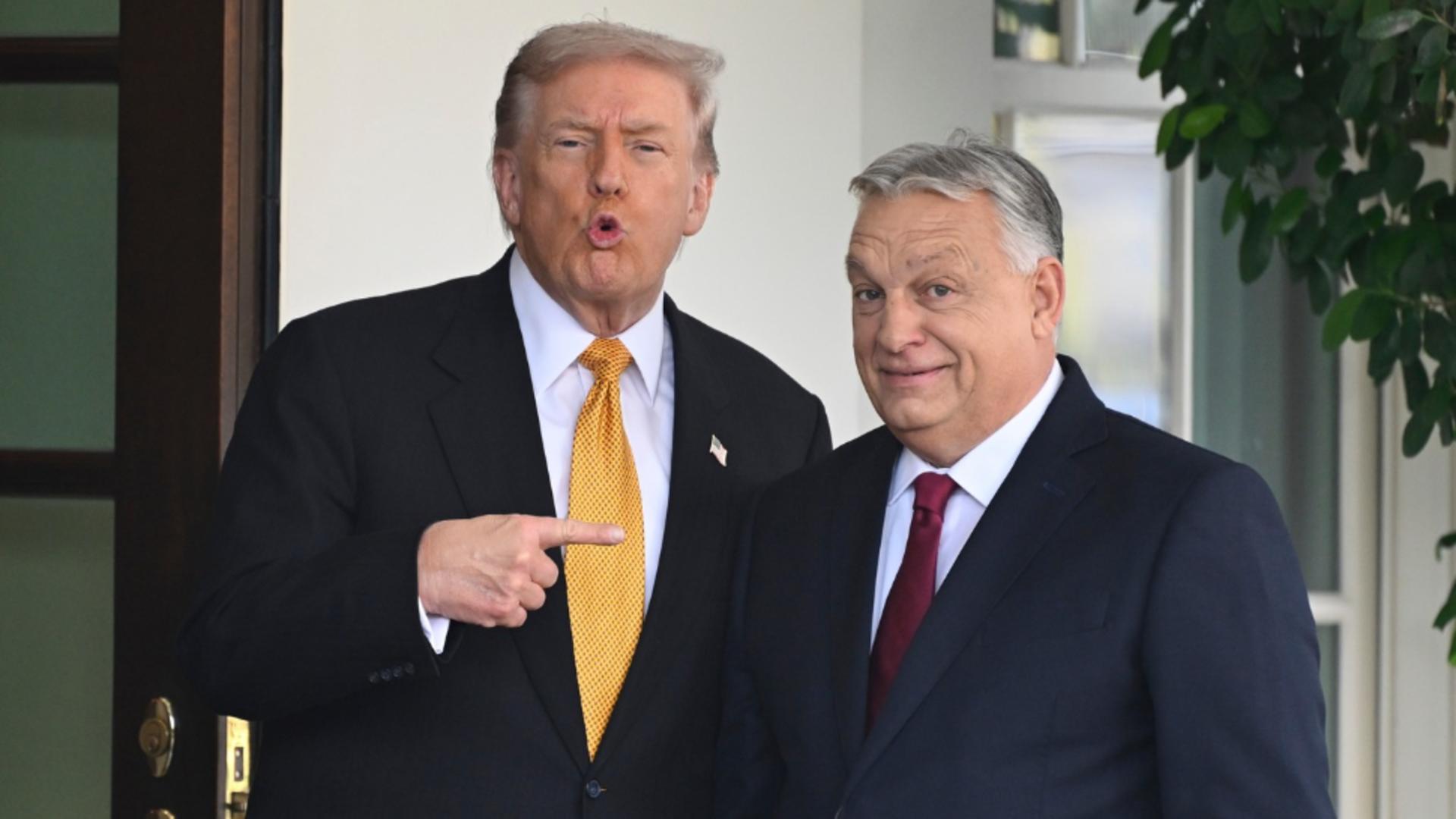 Donald Trump și Viktor Orban (foto: profimedia)