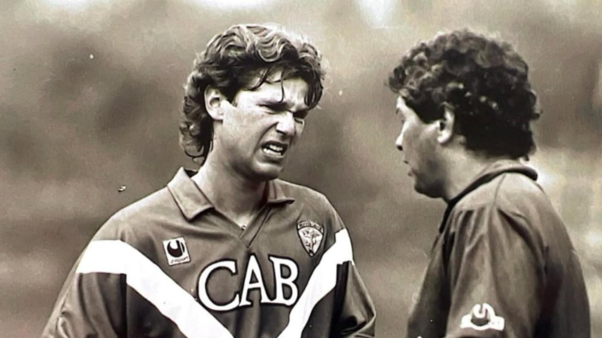 Florin Răducioiu și Mircea Lucescu. FOTO: Captura Instagram 