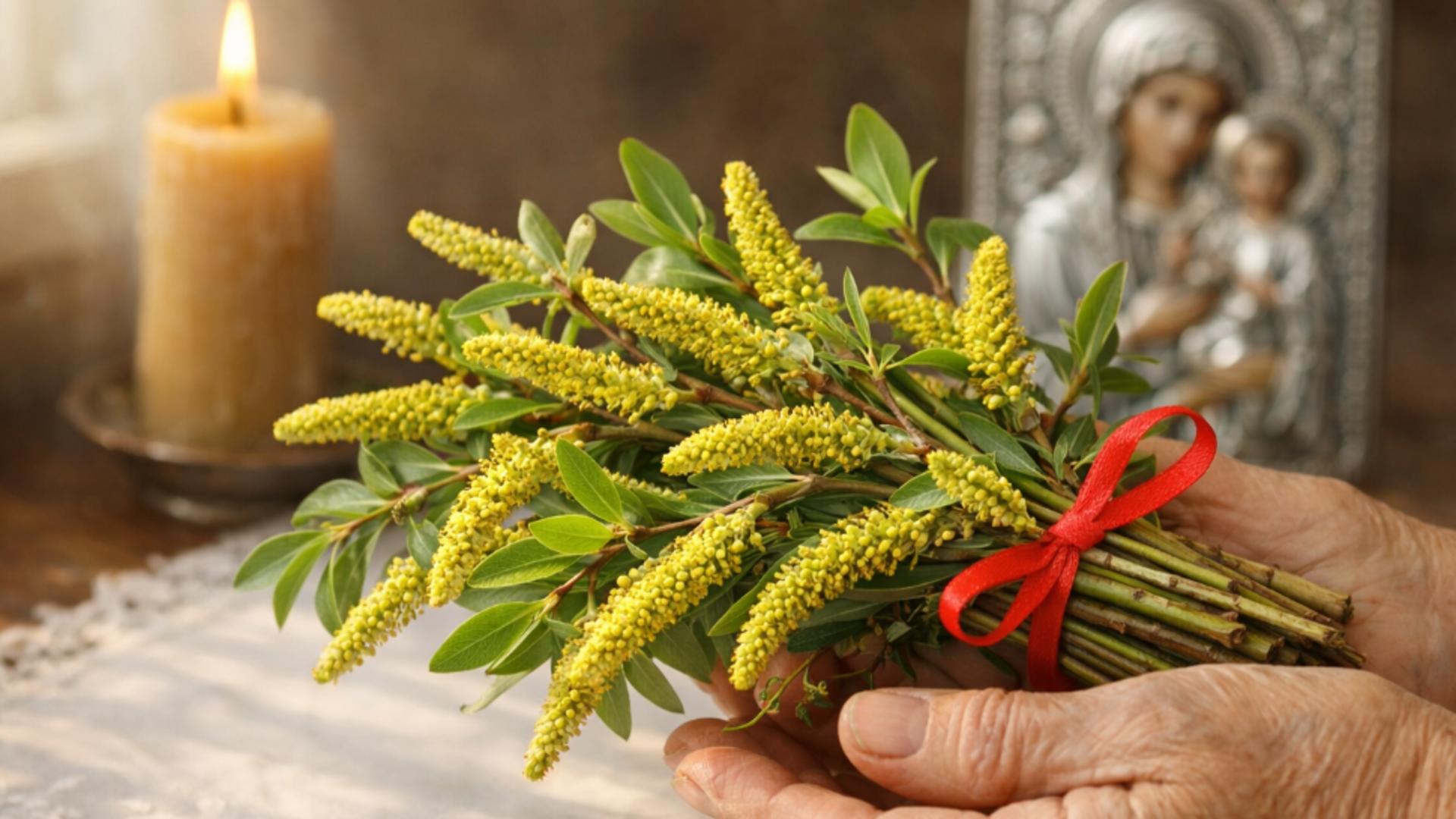 Ce simbolizează salcia sfințită de Florii 2025.