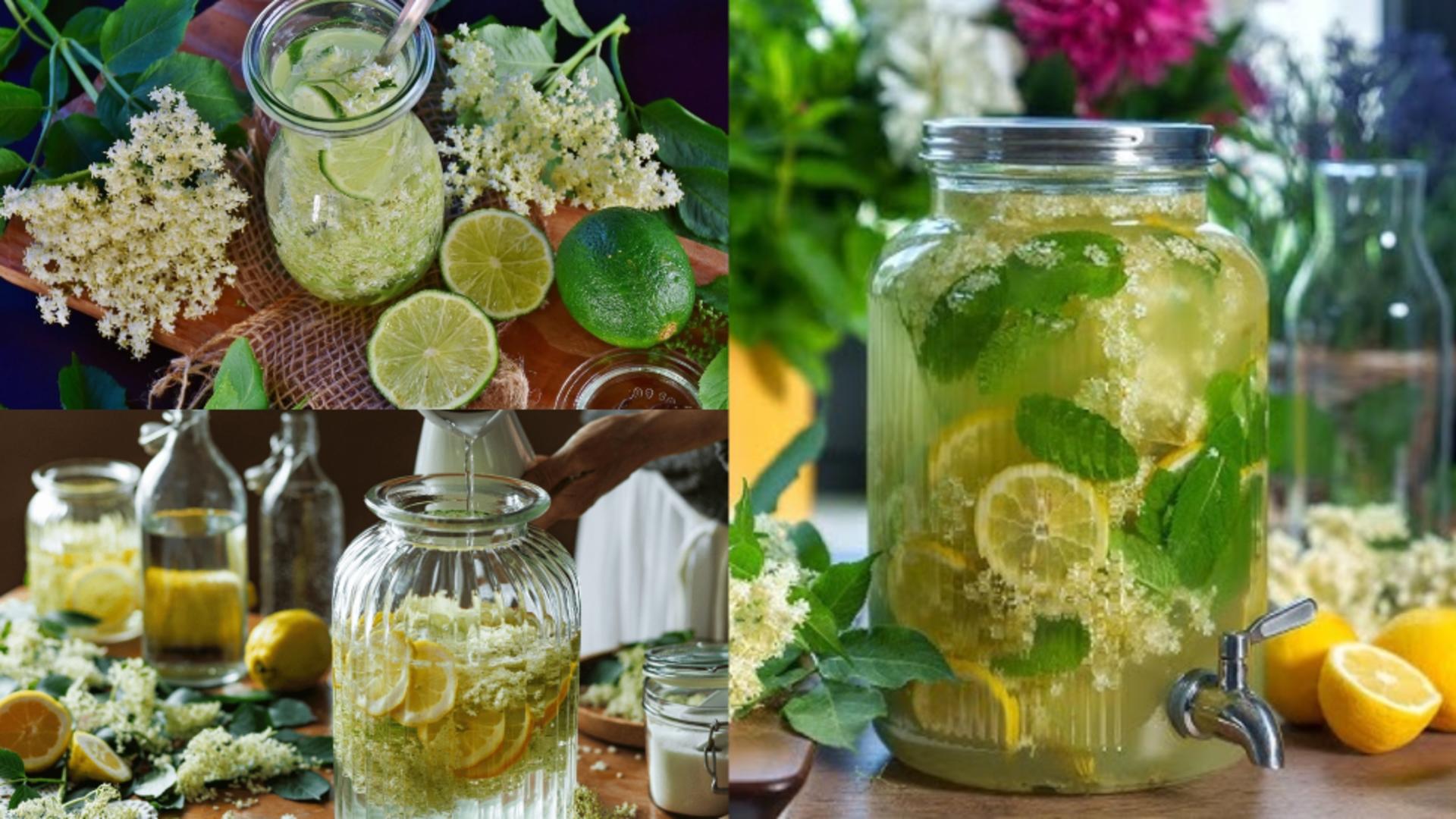  Rețeta de socată de casă cu lămâie