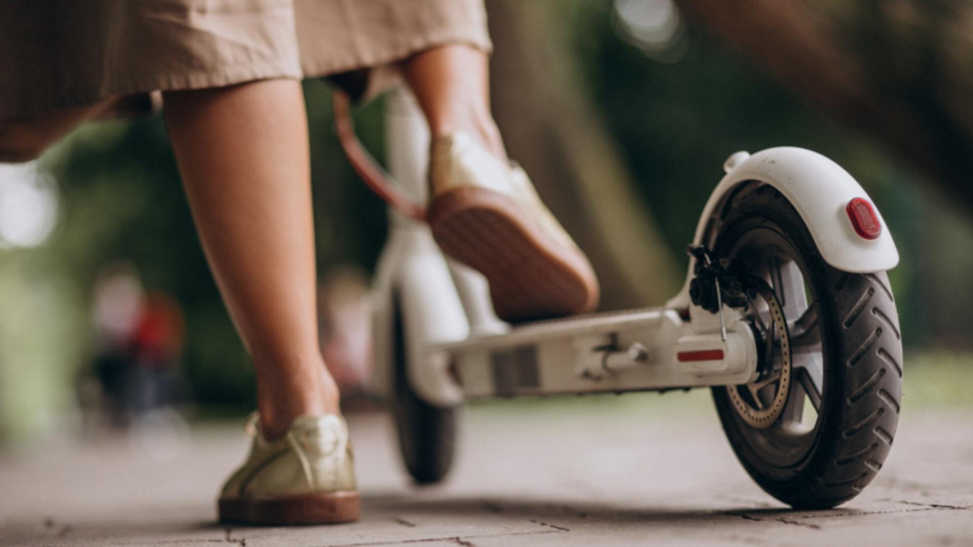 Accident mortal suspect pe trotinetă.