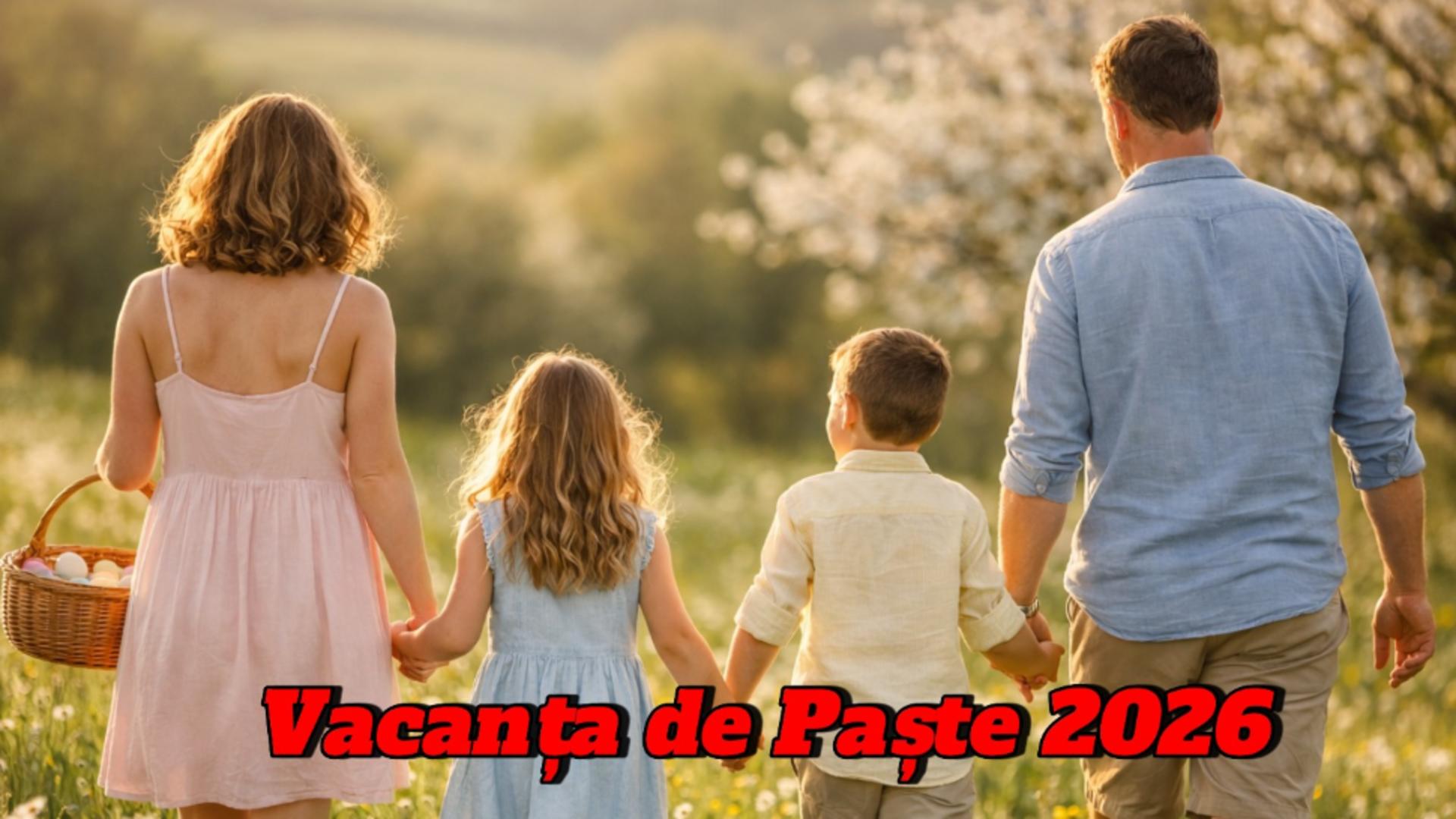 Vacanța de Paște 2026 - calendar oficial. Când încep zilele libere pentru elevii din România.